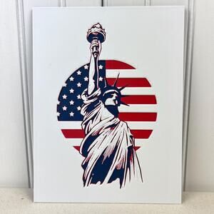 Statue of Liberty Wall Art, Lady Liberty, Patriotic Home Decor,  4th of July